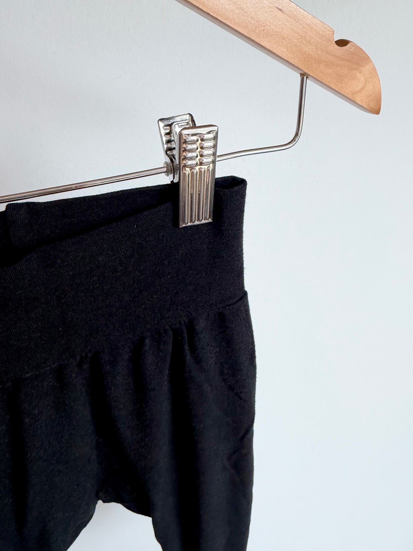 Teddy Little Soft Black Pants / 9-12m