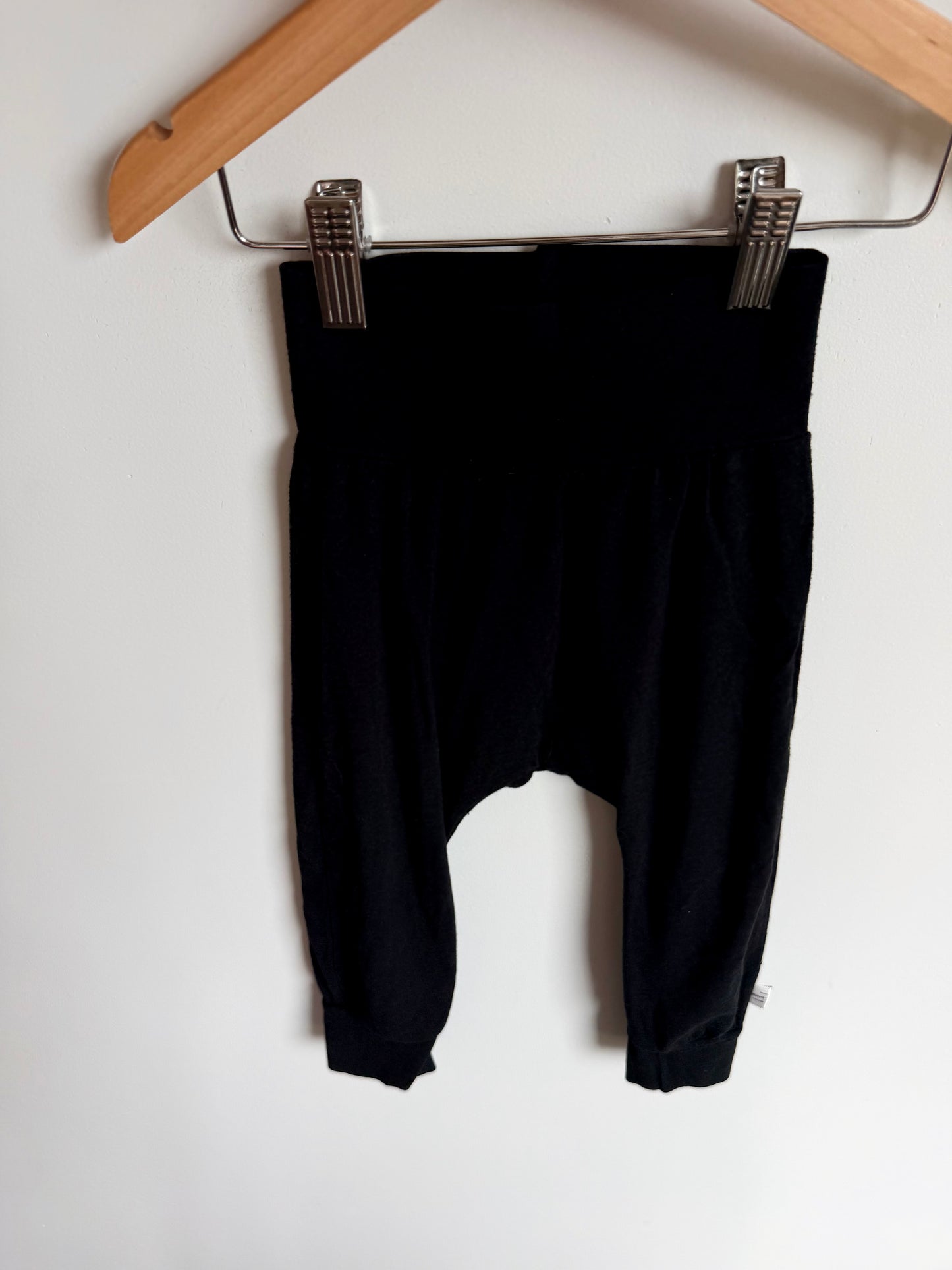 Teddy Little Soft Black Pants / 9-12m