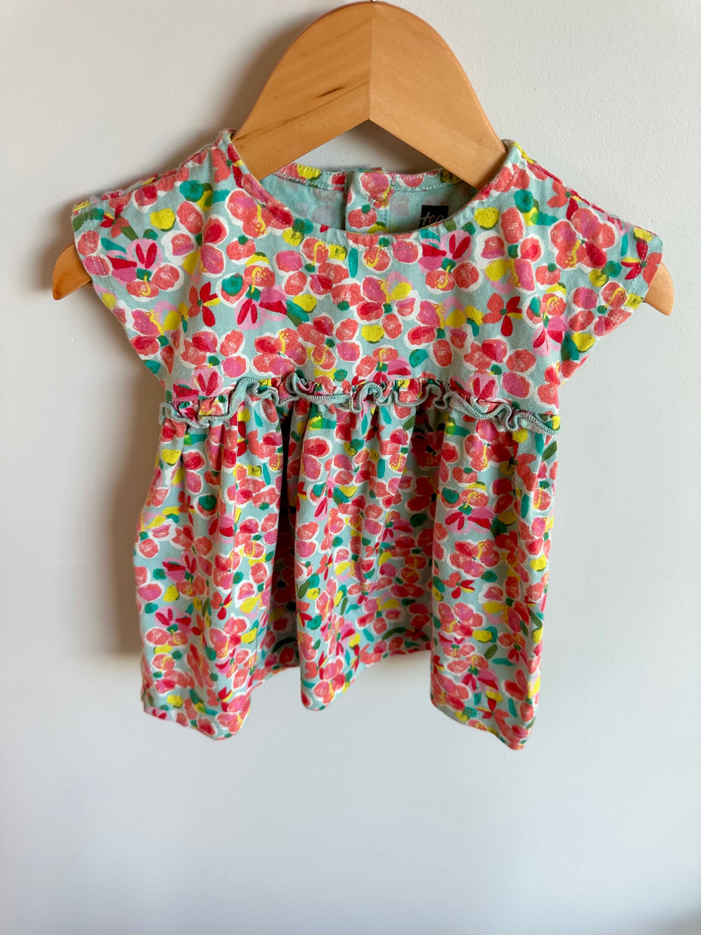 Tea Collection Bright Floral Dress / 6-9m
