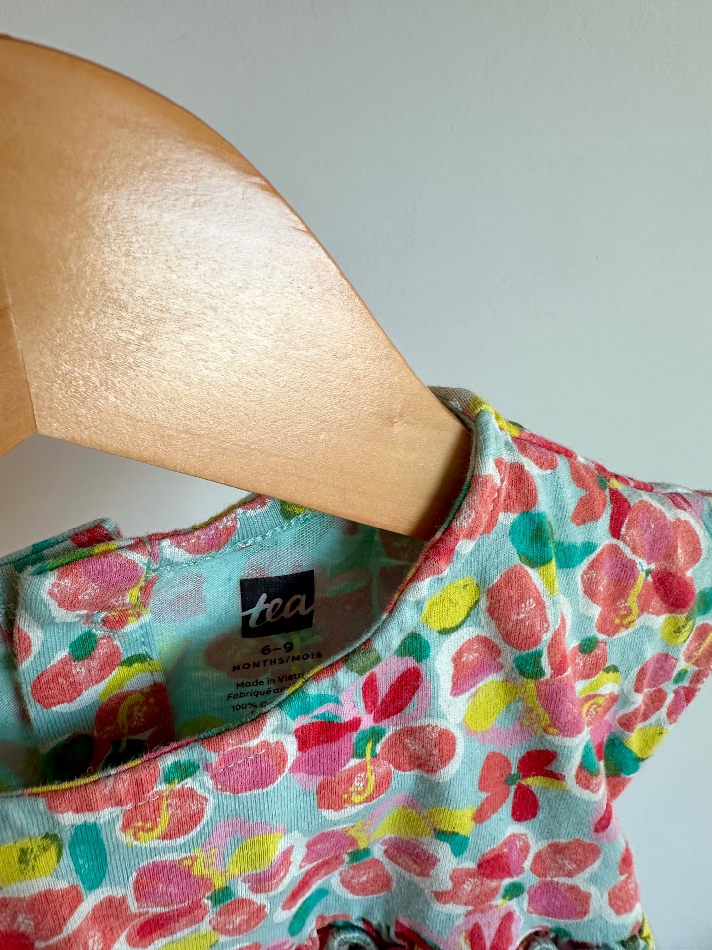 Tea Collection Bright Floral Dress / 6-9m