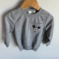 Mickey Back Crew Neck Sweater / 24m?