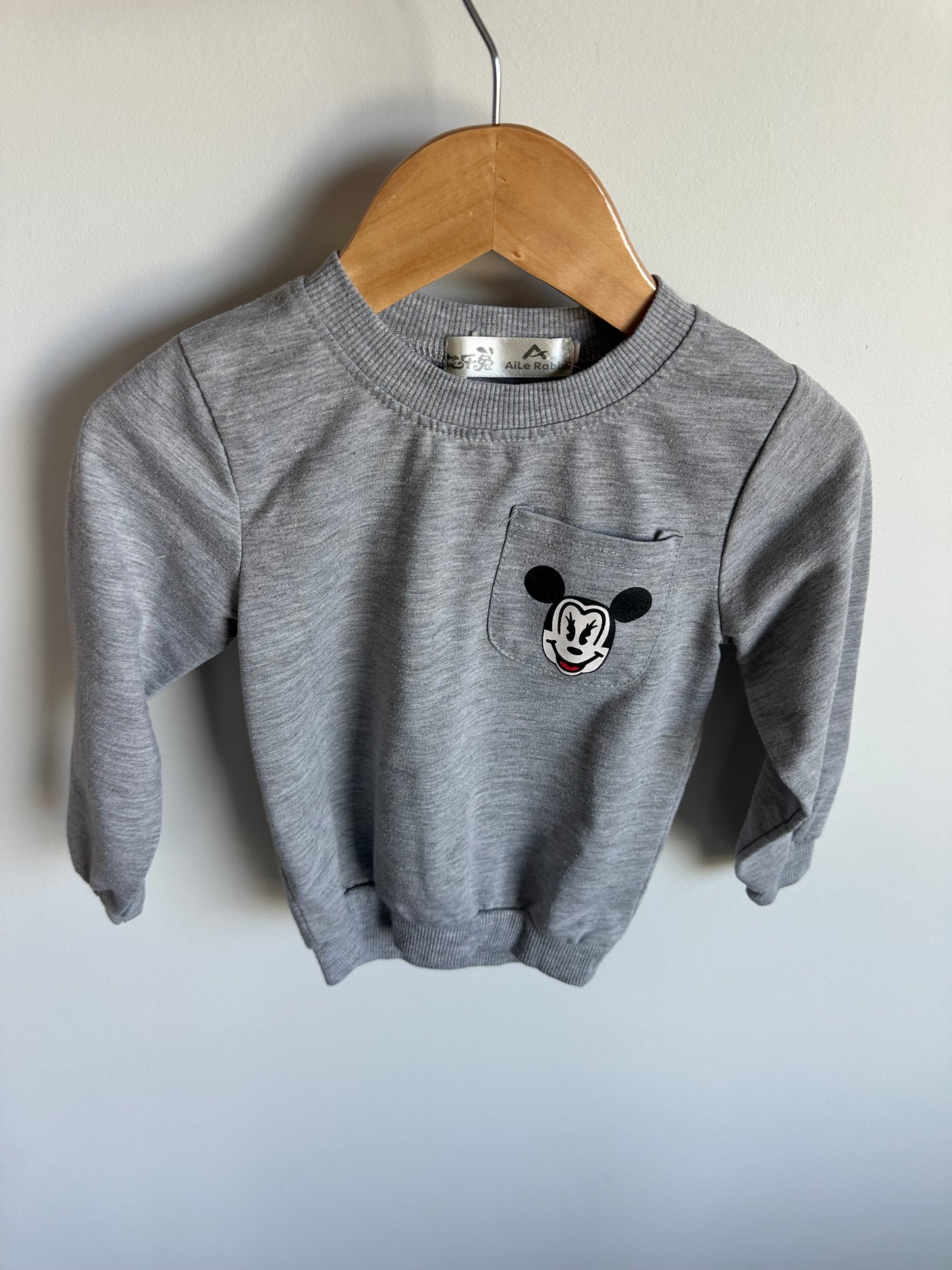 Mickey Back Crew Neck Sweater / 24m?