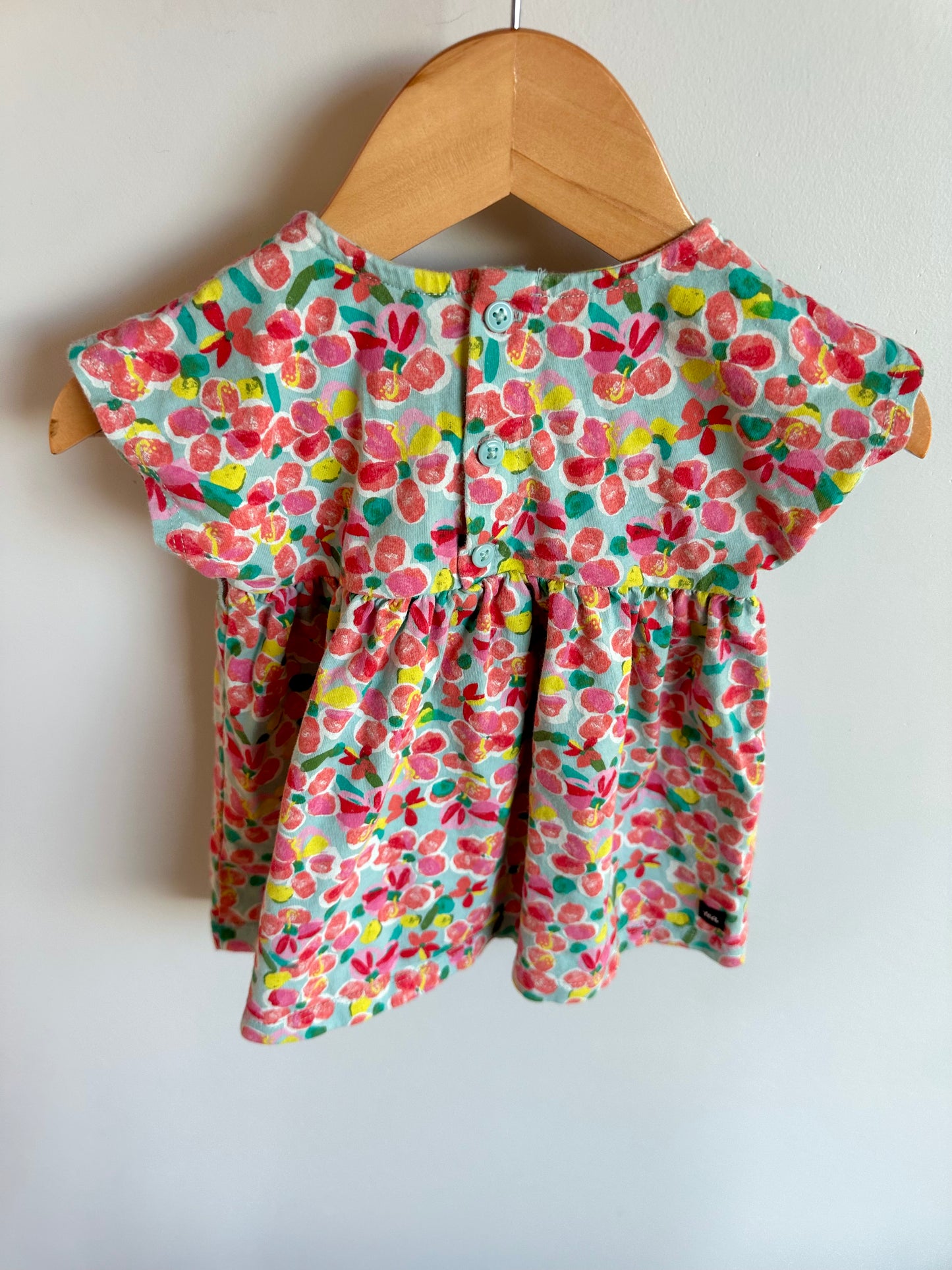 Tea Collection Bright Floral Dress / 6-9m