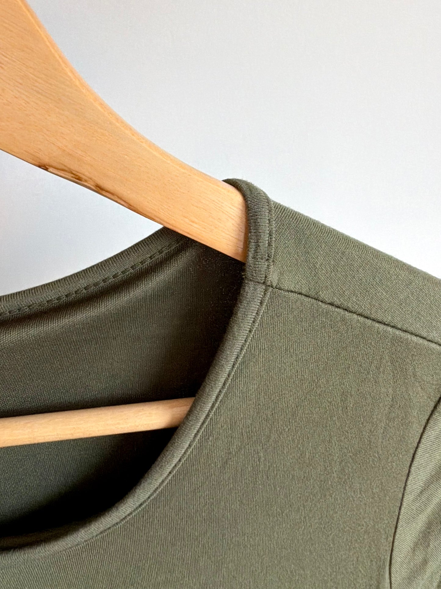 Olive Maternity Dress / Medium