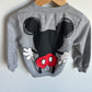 Mickey Back Crew Neck Sweater / 24m?