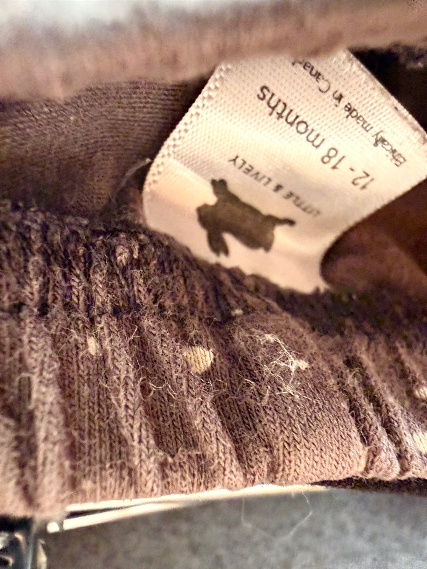 Little & Lively Splatter Charcoal Pants / 12-18m