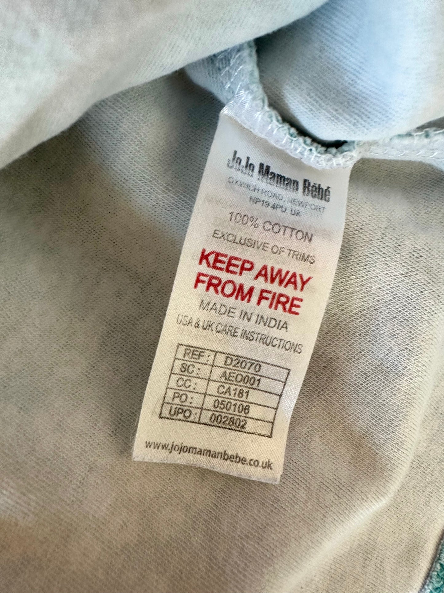 Blue Floral Dress / 6-12m