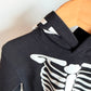 H&M Black Skeleton Hoodie + Pants Set / 18-24m