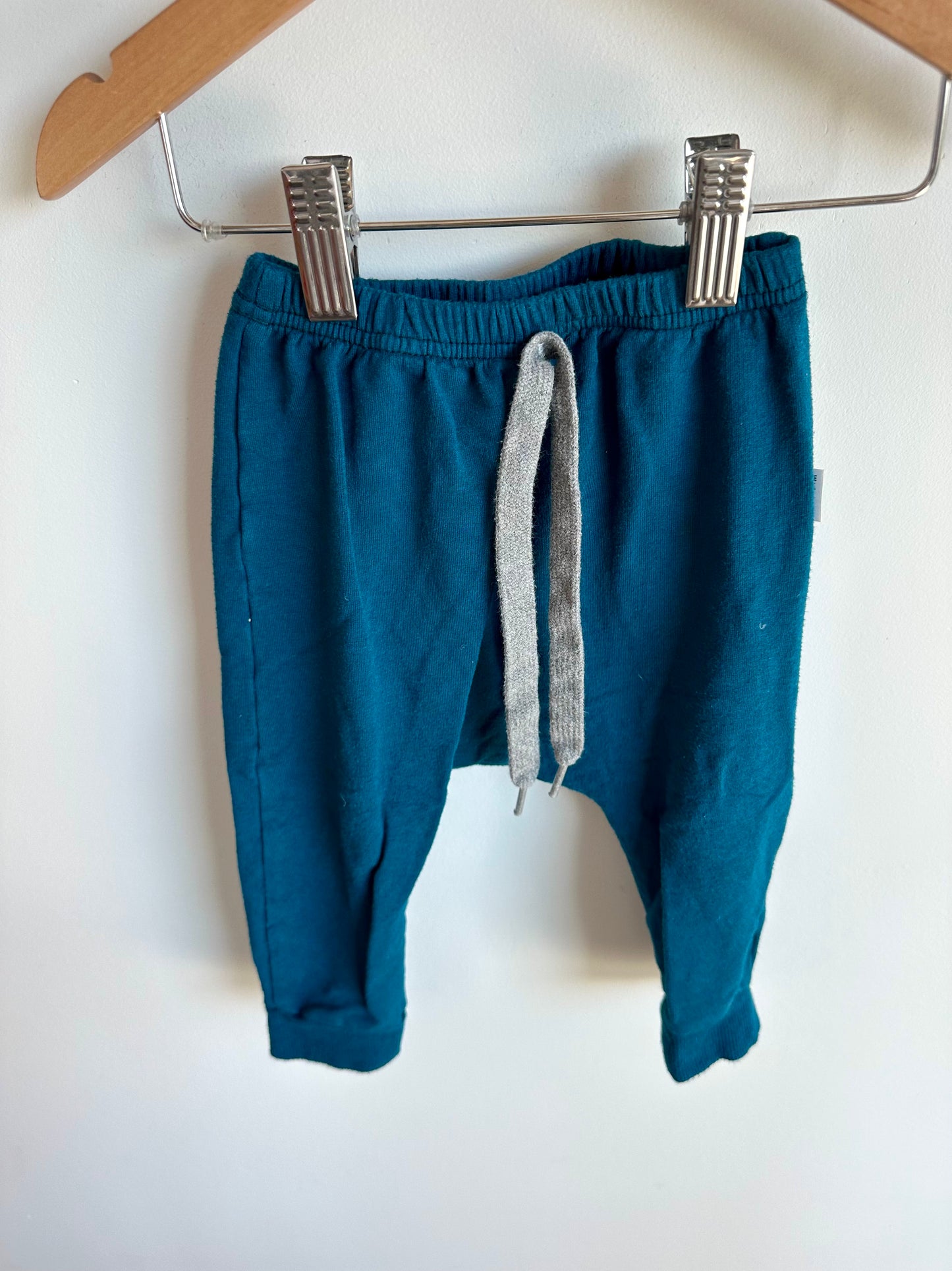 Portage + Main Blue Bamboo Pants  / 6-12m