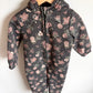 Wheat Floral Hooded Thermo Suit / 18m