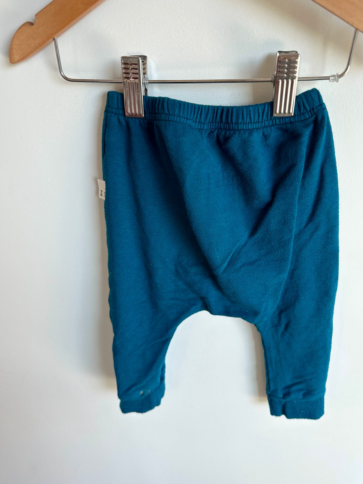 Portage + Main Blue Bamboo Pants  / 6-12m