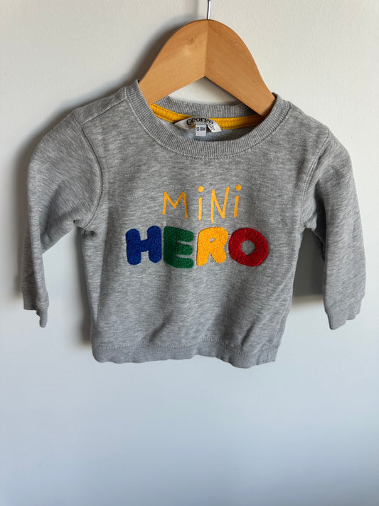Mini Hero Sweater / 12-18m