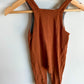 Brown + Stripe Bamboo Jumpsuit (PLAY) / 6-12m