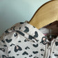 Heart Animal Print Zipper Hoody / 12-18m