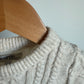 Tan Cable Knit Sweater Dress / 12-18m