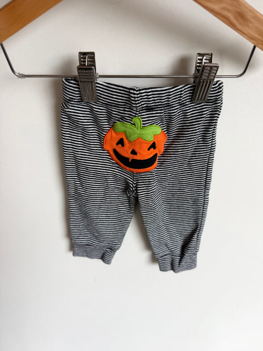 Pumpkin Halloween Striped Pants / 3m