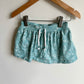 Blue Floral Skirt Shorts / 2T