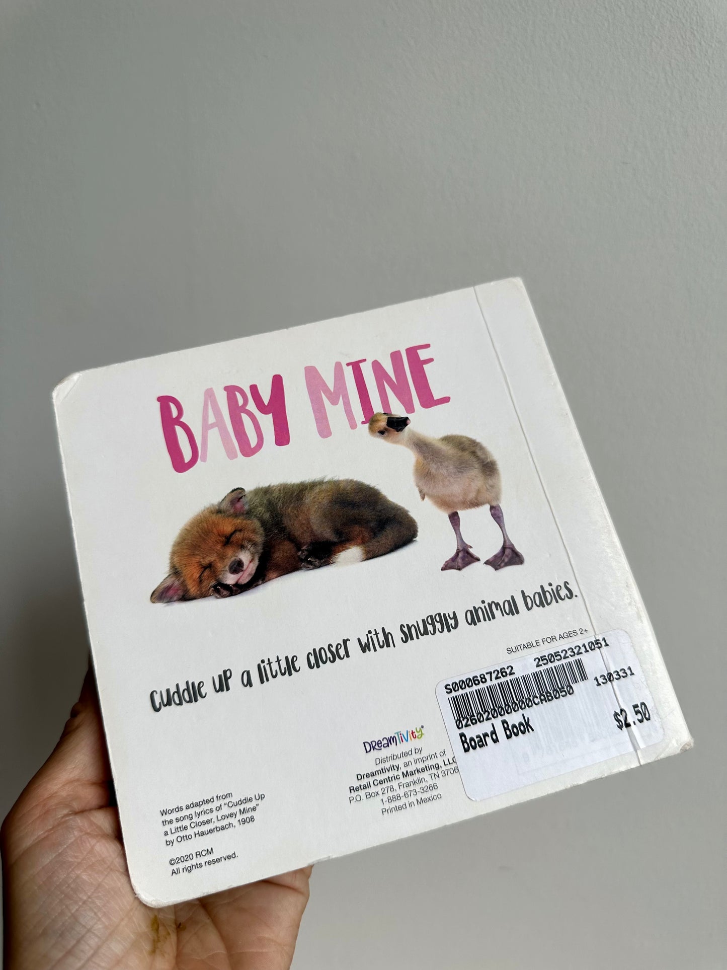 Baby Mine Board Book / 0-2 years