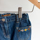 Souris Mini Embroidery Aztec Denim Like Pants / 2-3T