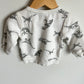 Dino White Sweater / 12m