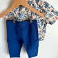 100% Cotton Toucan Button Up T-shirt & Pants (With Tags) / 24m