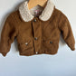 Tan Suede Jacket / 12-18m
