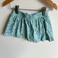 Blue Floral Skirt Shorts / 2T