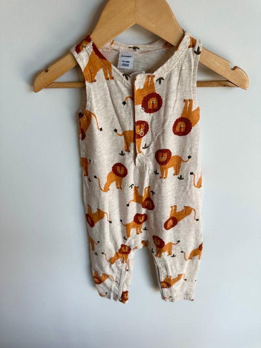 Lion Sleeveless Jumpsuit / 12-18m