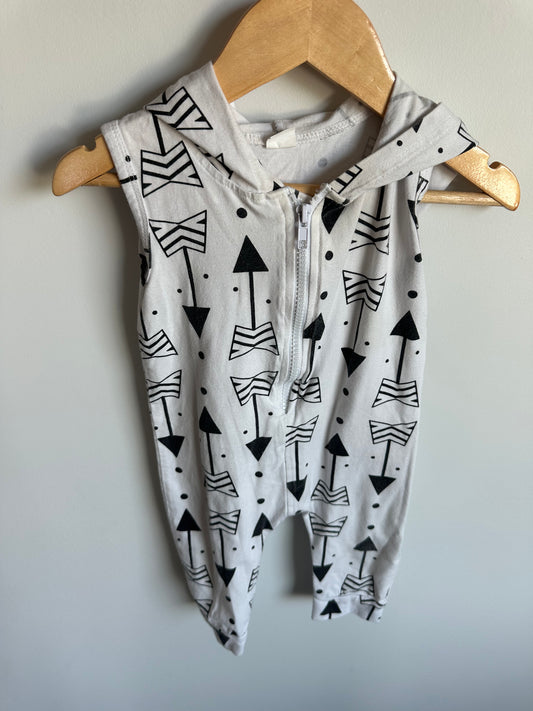 Arrow Hood Jumpsuit / 12-18m