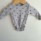 H&M Organic Polka Dot Bodysuit / 1-2m