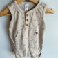 Tan Sun Umbrella Romper / 18m