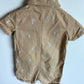 Jaguar Tan Collar Romper / 24m