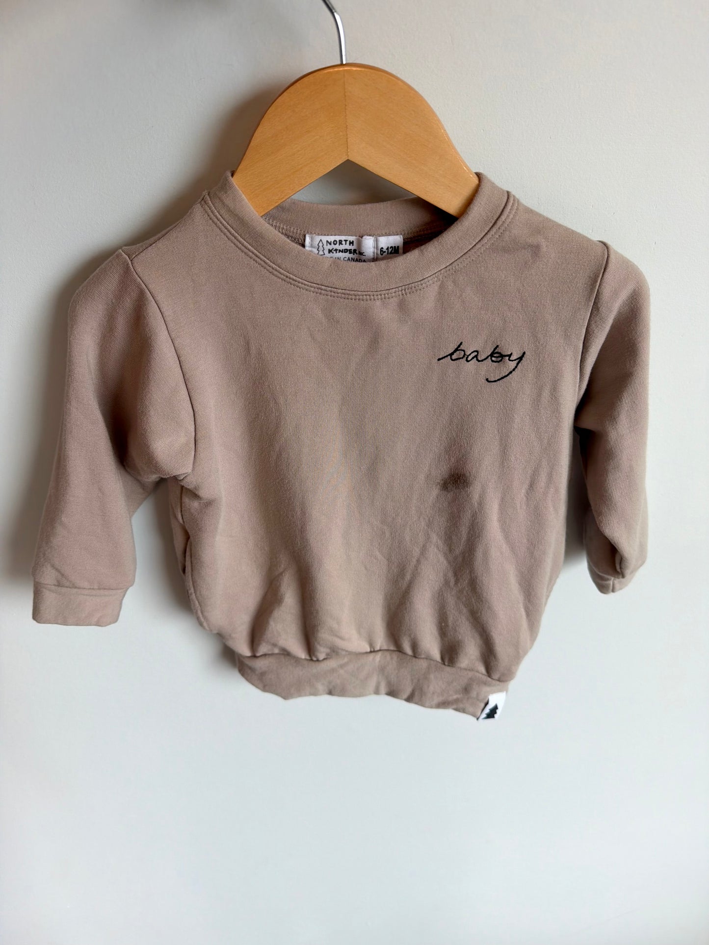 North Kinder Tan Bamboo Crewneck (PLAY) / 6-12m