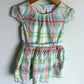 Plaid Pastel Colors Lined Dress / 3T