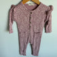 Blush Floral Ruffle Sleeve Jumpsuit / 18m
