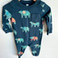 Tea Collection Navy Bear Jumpsuit (PLAY)/ 12-18m