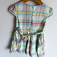 Plaid Pastel Colors Lined Dress / 3T