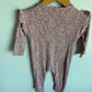 Blush Floral Ruffle Sleeve Jumpsuit / 18m