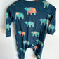Tea Collection Navy Bear Jumpsuit (PLAY)/ 12-18m