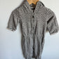 Zippered Hood Animal Print Jumpsuit / 18m