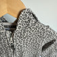 Zippered Hood Animal Print Jumpsuit / 18m