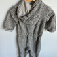 Zippered Hood Animal Print Jumpsuit / 18m
