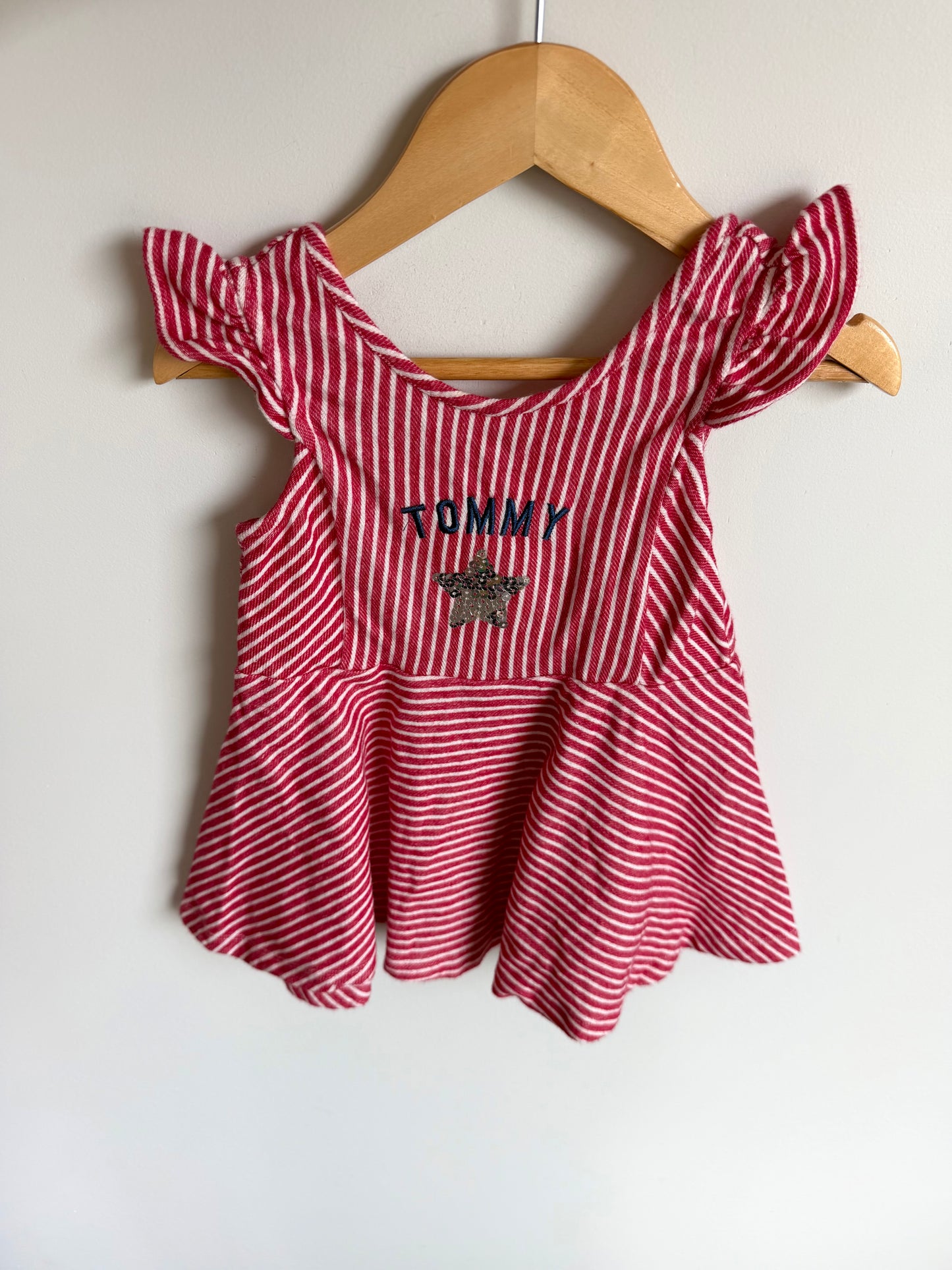 Tommy Striped Star Top / 3T