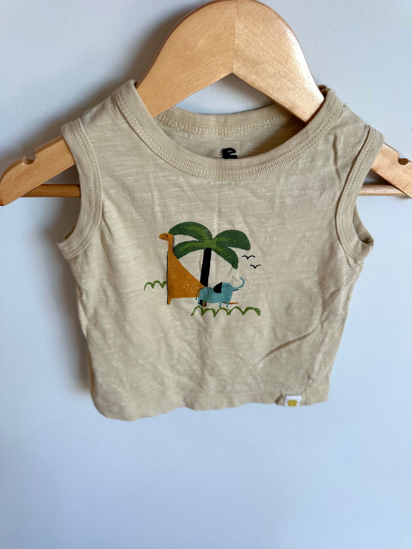 Tan Dino Elephant Tank / 12-18m