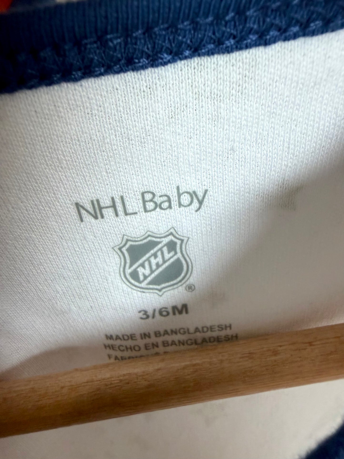Two Edmonton Oilers Bodysuits (With tags) / 3-6m