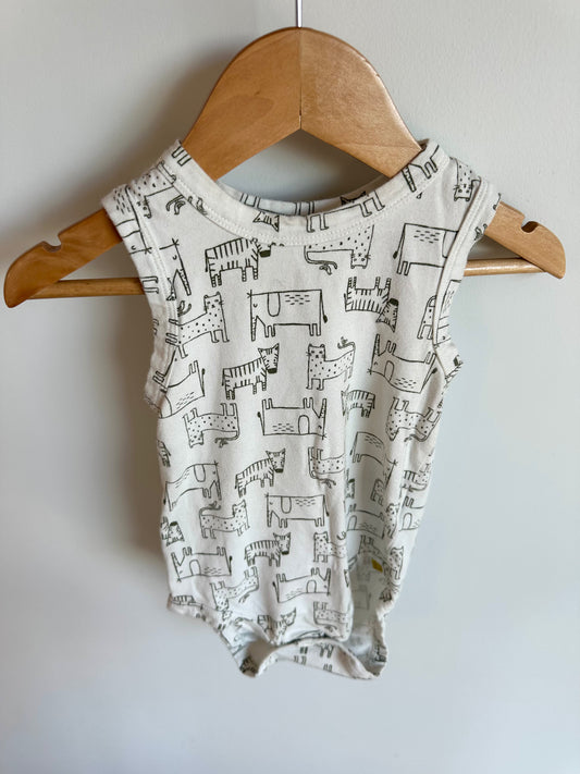 Organic Animals Bodysuit  / 12-18m