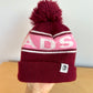 Headster Maroon Toque with Pom Pom  / 2-3T