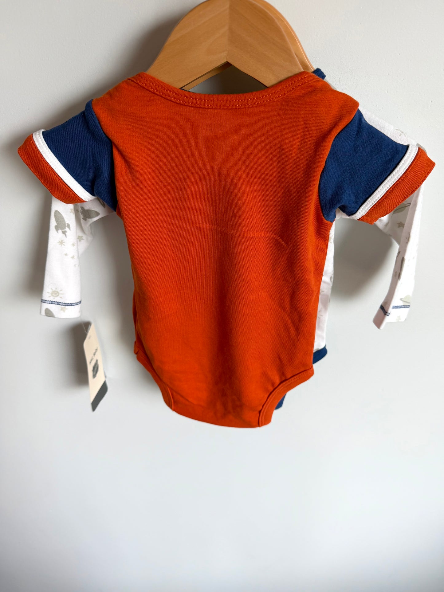 Two Edmonton Oilers Bodysuits (With tags) / 3-6m