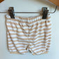 Striped Tan and White Shorts / 12-18m