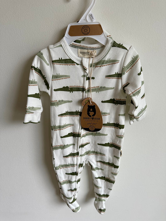 Alligator Jumpsuit with Hat (With Tags) / 0-3m